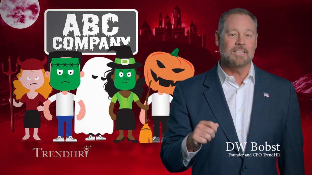 Health insurance increases don’t have to be scary. TrendHR Halloween commercial.